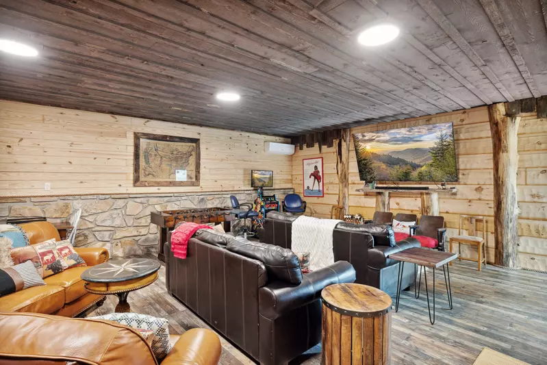 Movie room — theater seating